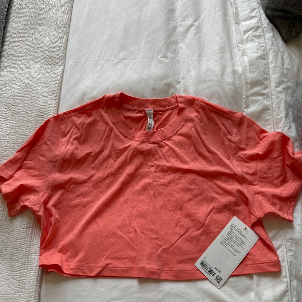 Lululemon All Yours Cropped Tee